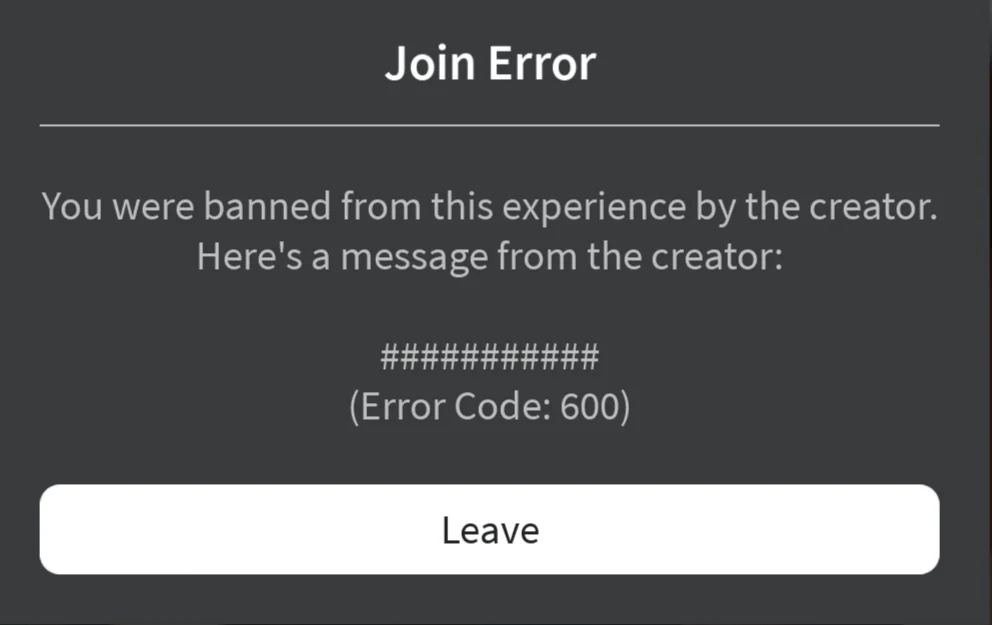 error 600